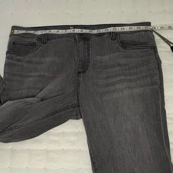 KUT Donna High Rise Ankle Skinny Jeans Women's 14 | Gray Stretch Classic Denim - Picture 10 of 12